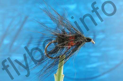 Half Hare Holo Red Fly - Fishing Flies with Fish4Flies Europe