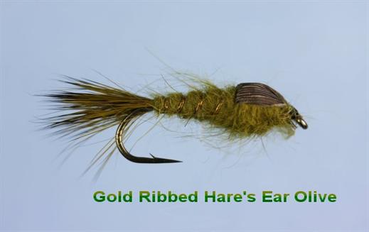 GRHE Olive Weighted Fly - Fishing Flies with Fish4Flies Worldwide