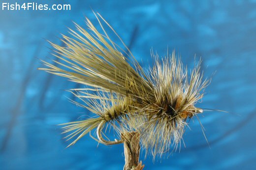 Olive Stimulator (Dry Fly) - Trout Fly Tying for Beginners 