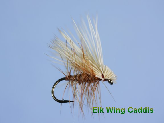 Elk Winged Caddis Tan Fly - Fishing Flies with Fish4Flies Worldwide